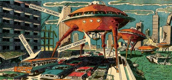 Walking Machine by Arthur Radebaugh from the 1950s